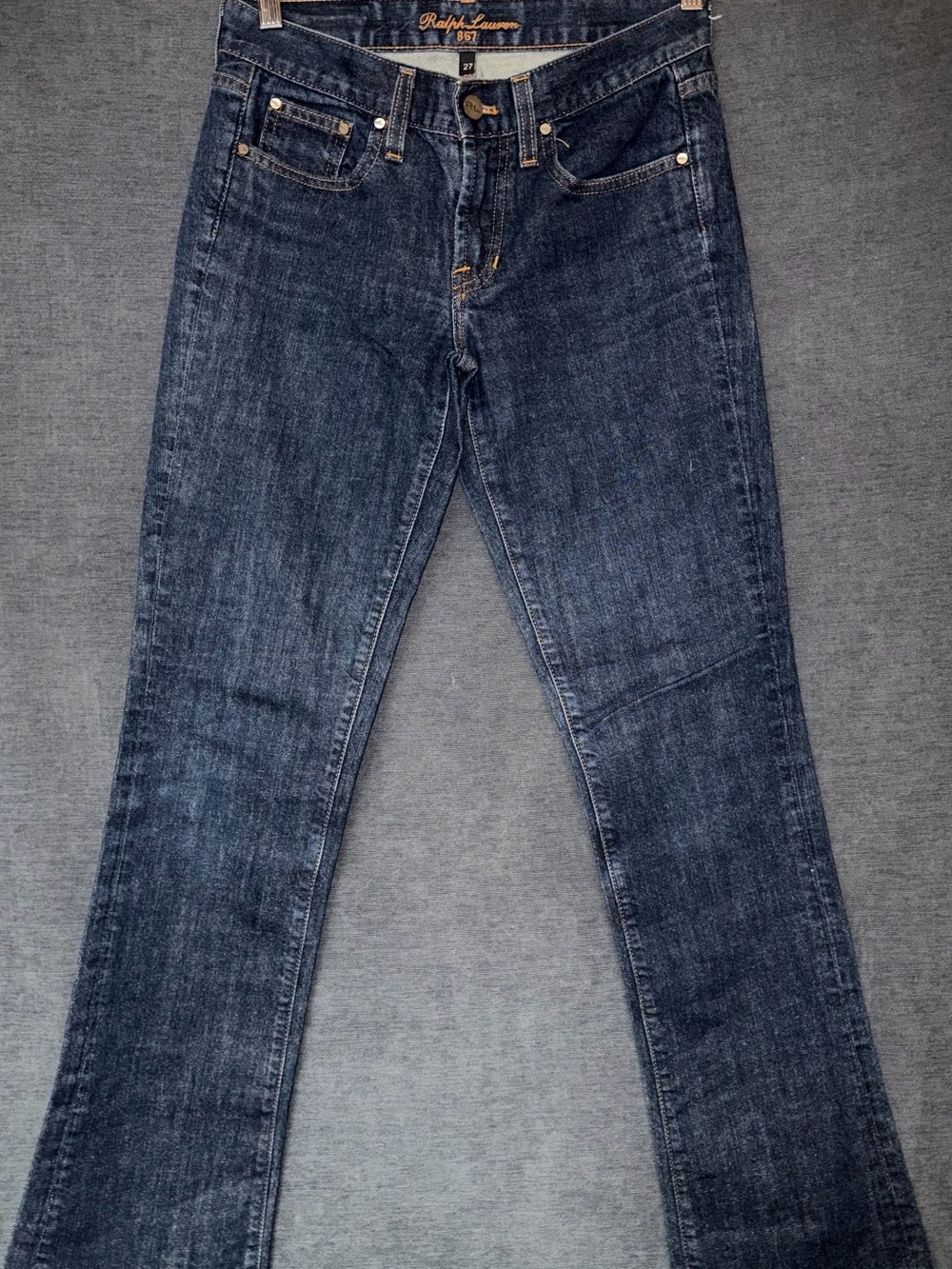 Ralph Lauren Women's Dark Indigo Straight-Leg Jeans